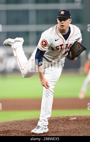 Houston Astros relief pitcher Phil Maton (88) reacts after walking  Washington Nationals' Corey Dickerson with the bases loaded during the 10th  inning of a baseball game Thursday, June 15, 2023, in Houston. (