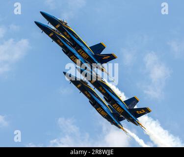 The amazing jets flying overhead. Stock Photo