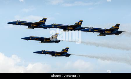 The amazing jets flying overhead. Stock Photo