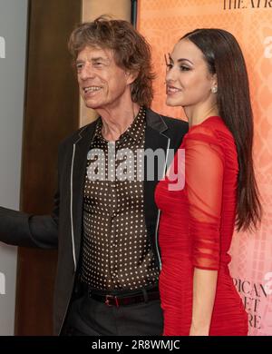 Mick Jagger and Melanie Hamrick attend the State Banquet for the