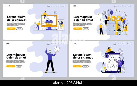 Social, festive, healthcare activities set Stock Vector