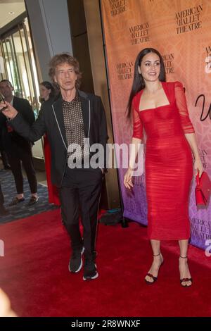 Mick Jagger and Melanie Hamrick at the State Banquet for President of