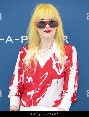 Jun 21, 2023 - London, England, UK - Pam Hogg attending V&A Summer Party 2023 and DIVA Exhibition Preview Stock Photo