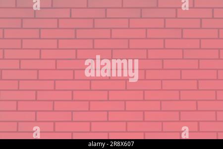 Texture of salmon color brick wall as background Stock Photo