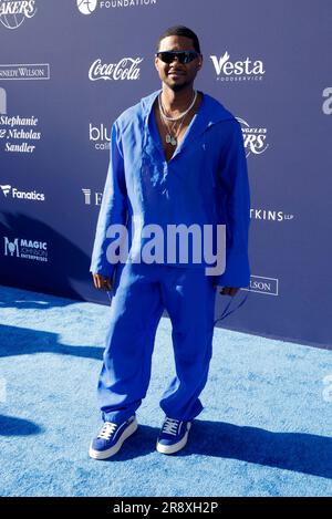 22 June 2023 Los Angeles, California - Usher. The Los Angeles Dodgers Foundation's 2023 Blue Diamond Gala held at Dodger Stadium in Los Angeles. (Credit Image: © Fs/AdMedia via ZUMA Press Wire) EDITORIAL USAGE ONLY! Not for Commercial USAGE! Stock Photo