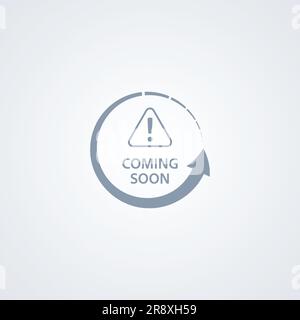 Coming soon arrow background Stock Vector