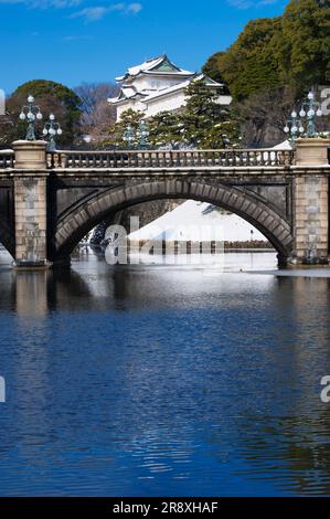 Nijobashi Bridge at the Tokyo Imperial Palace Stock Photo