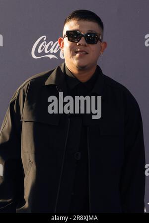 Los Angeles, USA. 16th June, 2022. (L-R) Julio Urías and Girlfriend at the  Los Angeles Dodgers Foundation 6th Annual Blue Diamond Gala held at the  Dodger Stadium in Los Angeles, CA on