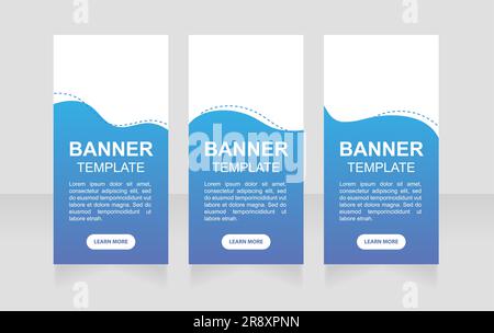 Hospital service promotional web banner design template Stock Vector