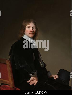 Portrait of Eduard Wallis, 1652. Stock Photo