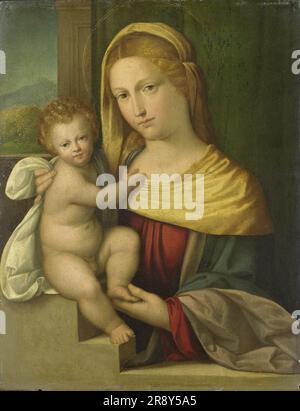 Madonna and Child, 1515-1540. Stock Photo