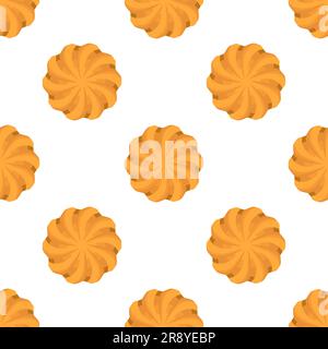 Pattern homemade cookie different taste in pastry biscuit, pattern cookie consist of collectible natural tasty food biscuit it pastry accessory, patte Stock Vector