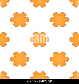 Pattern homemade cookie different taste in pastry biscuit, pattern cookie consist of collectible natural tasty food biscuit it pastry accessory, patte Stock Vector