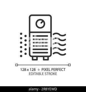 Air purifier linear icon Stock Vector