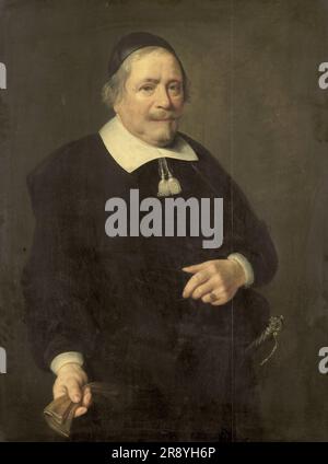 Portrait of a Man, presumably Willem van Velden, Secretary to Hugo de Groot, 1657. Stock Photo