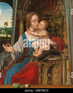 Virgin and Child, c.1525-c.1530. Stock Photo
