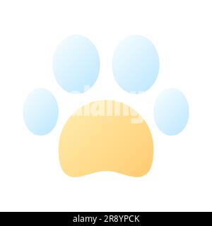 Pet friendly pixel perfect flat gradient color ui icon Stock Vector