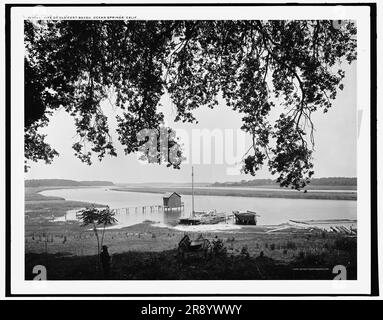 Site of Old Fort Bayou, Ocean Springs, Miss., c1901. Stock Photo