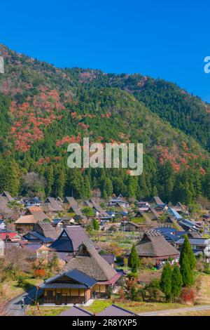 Kayabukinosato Kitamura in Autumn Stock Photo