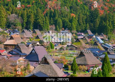 Kayabukinosato Kitamura in Autumn Stock Photo