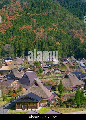 Kayabukinosato Kitamura in Autumn Stock Photo