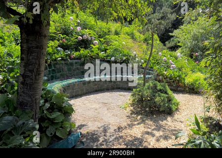 Asian Garden in Muenzesheim, Kraichgau, Japan Garden Stock Photo