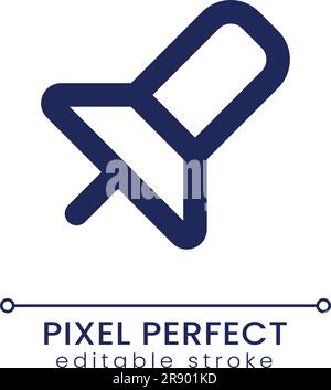 Mobile phone with pin icon. Attach file. Flat design, linear and color ...