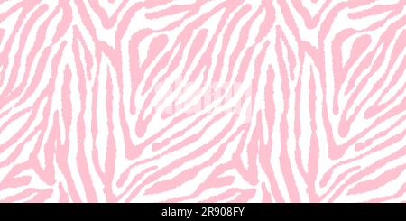 Seamless playful light pastel pink and white cow or calico cat spots fabric  pattern. Abstract cute trendy animal print background texture. Girl's birt  Stock Photo - Alamy