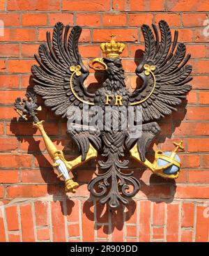 Prussian black eagle, Spandau Citadel, Berlin-Spandau, Berlin, Germany Stock Photo