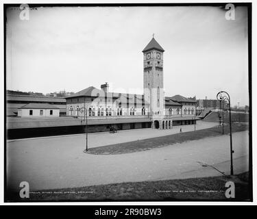 Mount Royal Station, Baltimore, c1902. Stock Photo