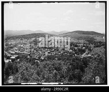 Saranac Lake from Mt. Pisgah, Adirondack Mountains, c1902. Stock Photo