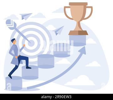 Social abilities concept, Honour and high moral principles, human relations, personal development, public respect, self improvement, flat vector moder Stock Vector