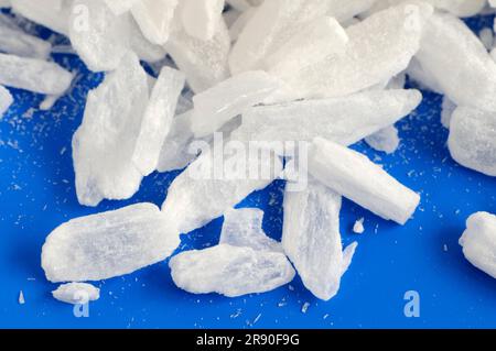 Mineral gypsum (Gypsum fibrosum), Shi Gao Stock Photo