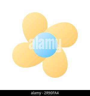 Fan pixel perfect flat gradient color ui icon Stock Vector