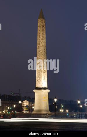 Luxor Obelisk, Place de la Concorde, Paris, France Stock Photo