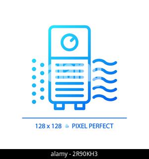 Air purifier gradient linear vector icon Stock Vector