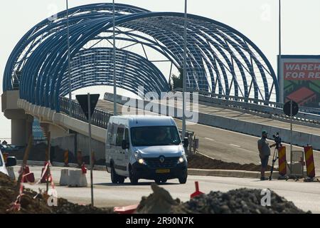 Bucharest Overpass Bucharest, Romania. 23rd June, 2023: Inauguration of the Pallady ...