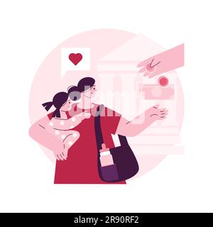 Childcare subsidy abstract concept vector illustration Stock Vector ...