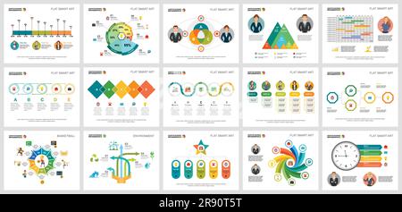 Colorful Insurance Colorful insurance or planning concept infographic charts set Stock ...