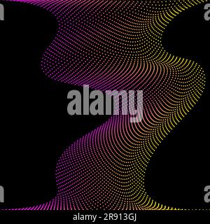 Abstract polygonal space low poly dark background with connecting dots and lines. 3d rendering. Connection structure Stock Vector