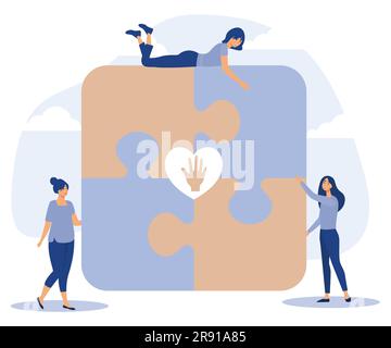 Social abilities concept, Honour and high moral principles, human relations, personal development, public respect, self improvement, flat vector moder Stock Vector
