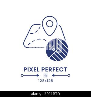 State and Local Taxes black solid desktop icon Stock Vector