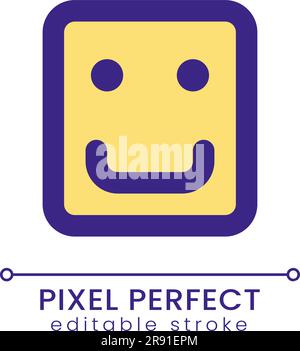 Sticker pixel perfect RGB color ui icon Stock Vector
