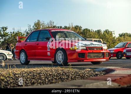 mitsubishi lancer evolution 3 evo3 Stock Photo