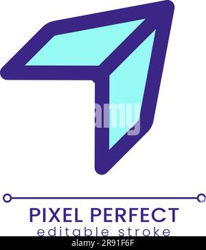 Share and repost pixel perfect RGB color ui icon Stock Vector