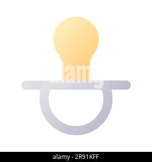 Babysitting pixel perfect flat gradient two-color ui icon Stock Vector
