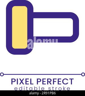 Switch off pixel perfect RGB color ui icon Stock Vector