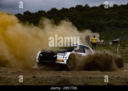 Naivasha, Kenya. 23rd June, 2023. Oliver Solberg Elliott Edmondson, Team Oliver Solberg Skoda Fabia Rs, Jun 23, 2023 in Naivasha, Kenya Credit: Live Media Publishing Group/Alamy Live News Stock Photo