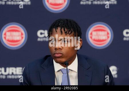 Detroit Pistons introduce Ausar Thompson, Marcus Sasser: Best photos