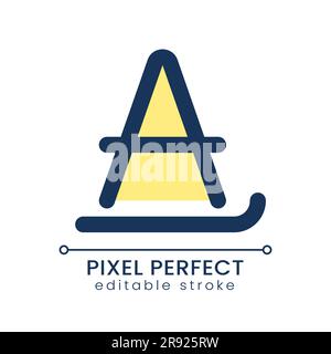 Text formatting pixel perfect RGB color ui icon Stock Vector